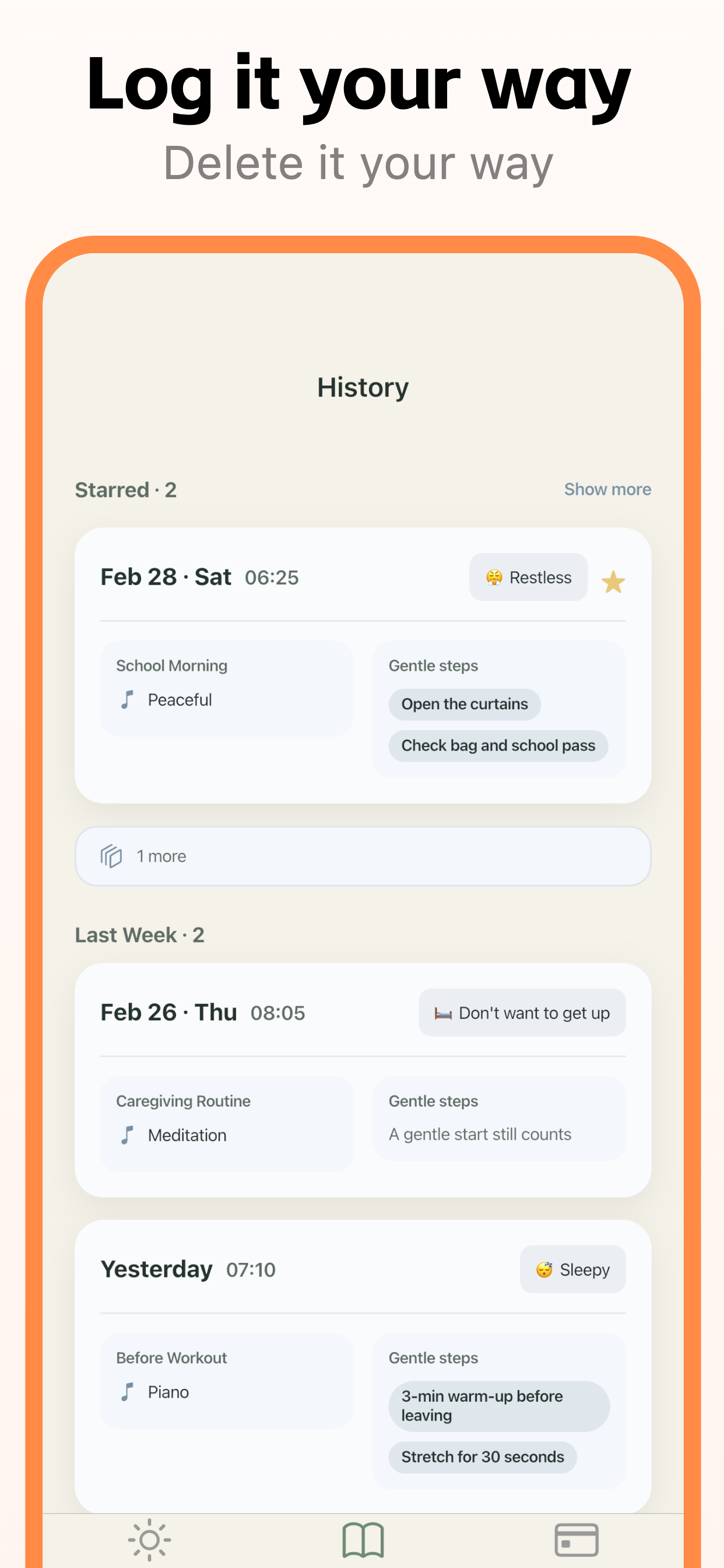 Sunny Breath promotional image 4: alarm edit view